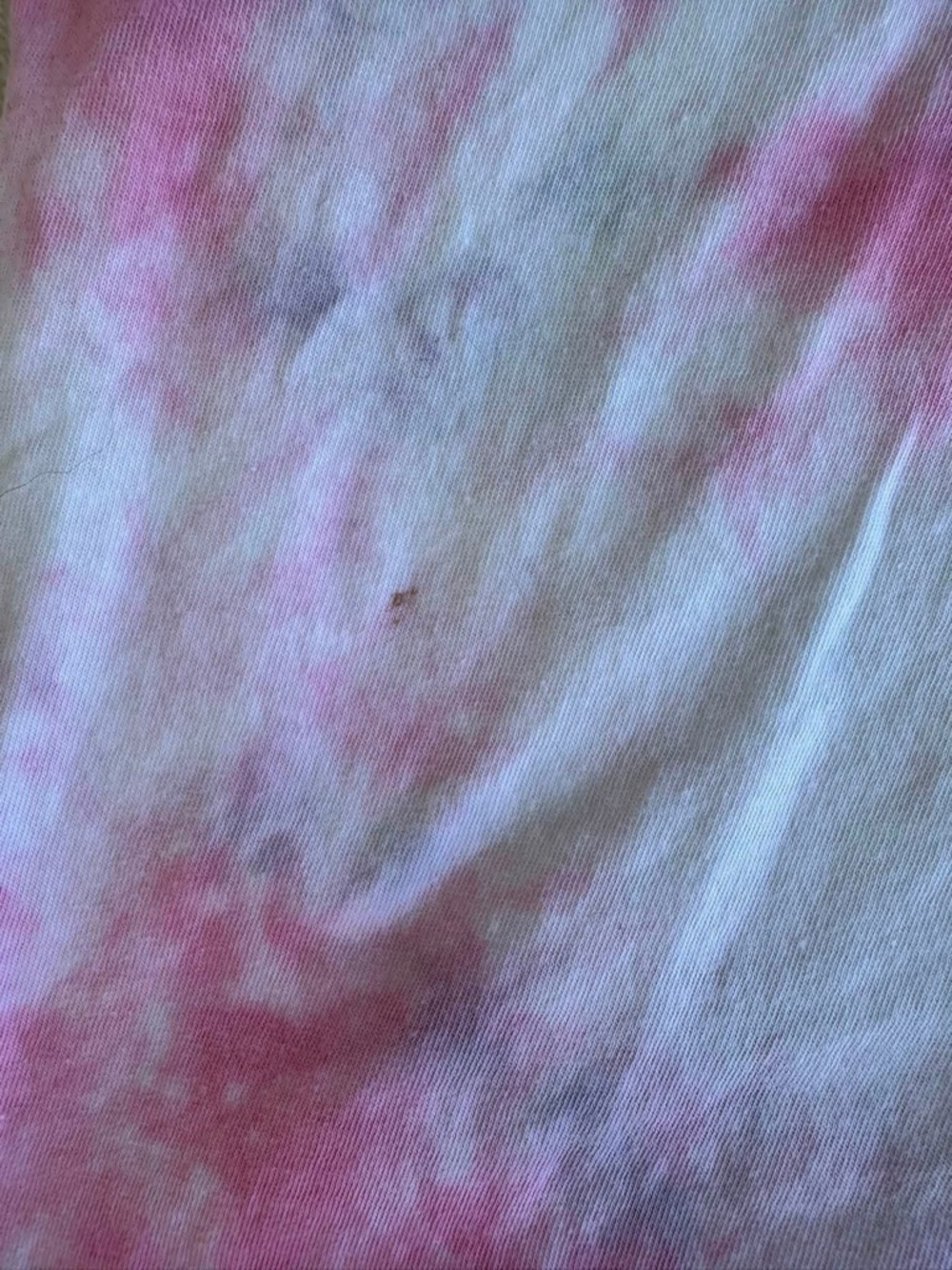 Gildan White Pink Gray Tie-Dye "Badass Aunt" Tee - Picture 2 of 3